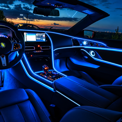 luci led interni auto