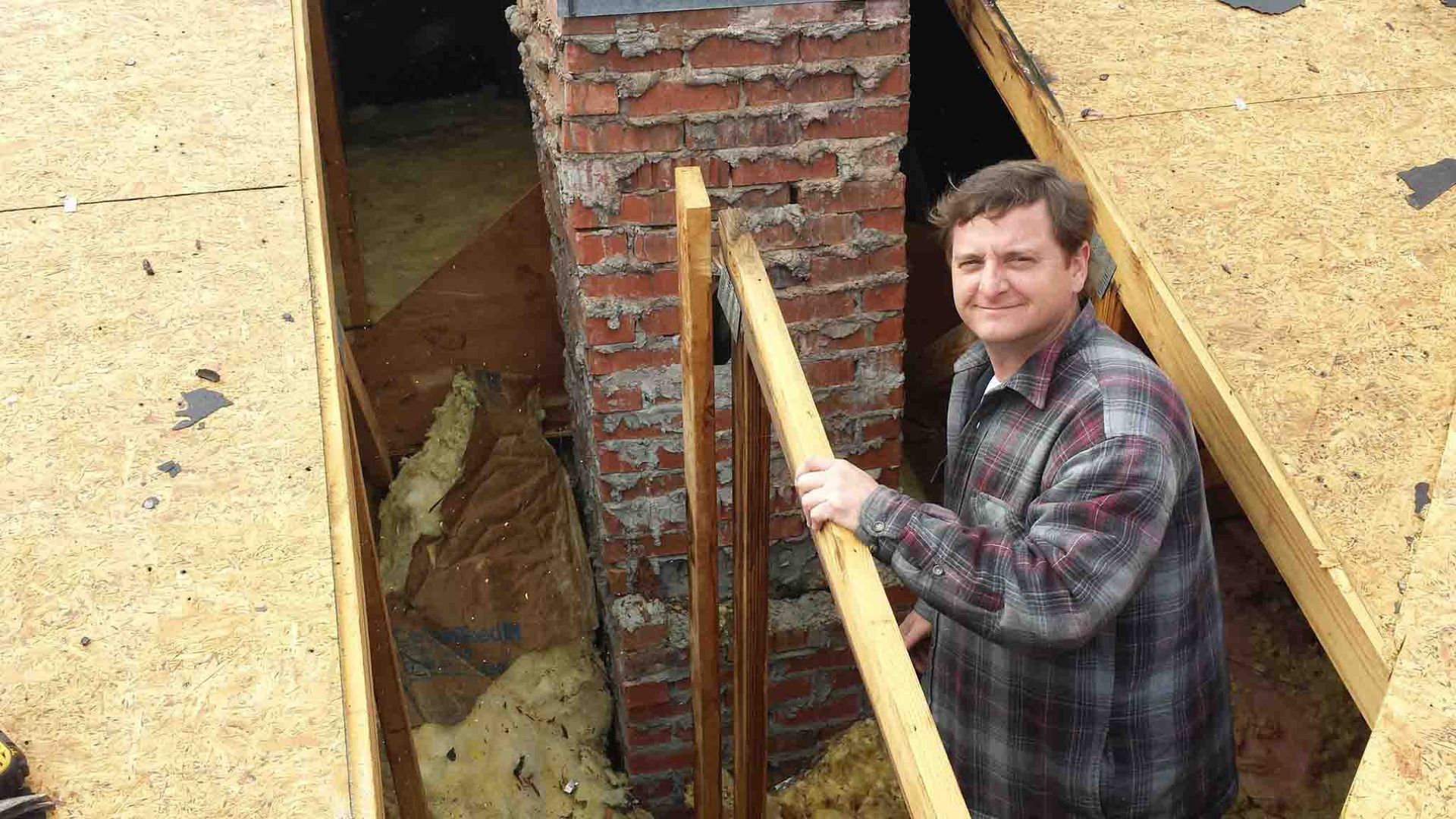 chimney flashing construction