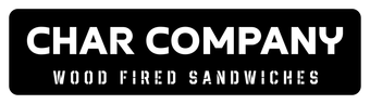 CharCo black logo wood fired sandwich company Okanagan