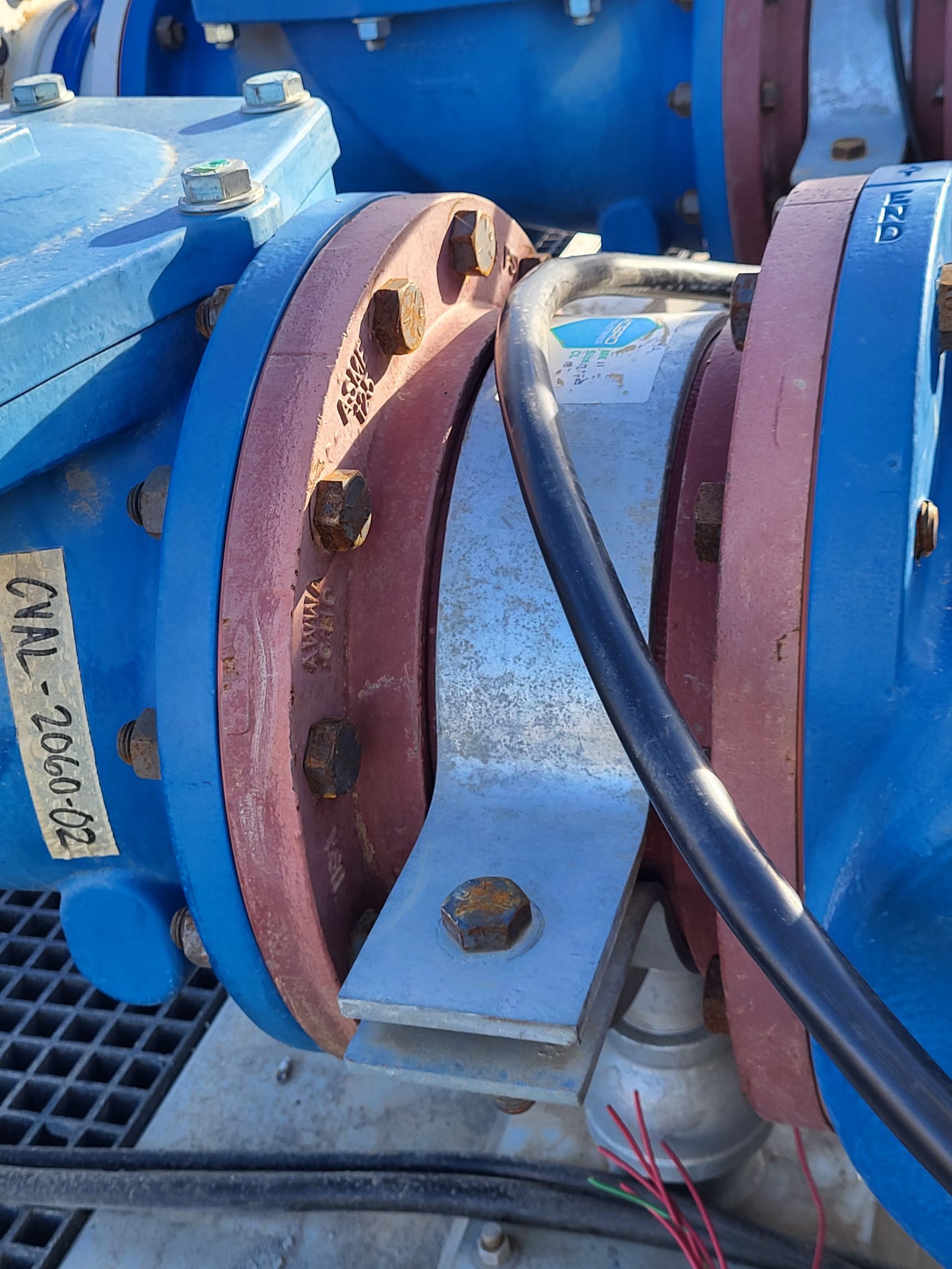5D Company llc a close up of a blue pipe
