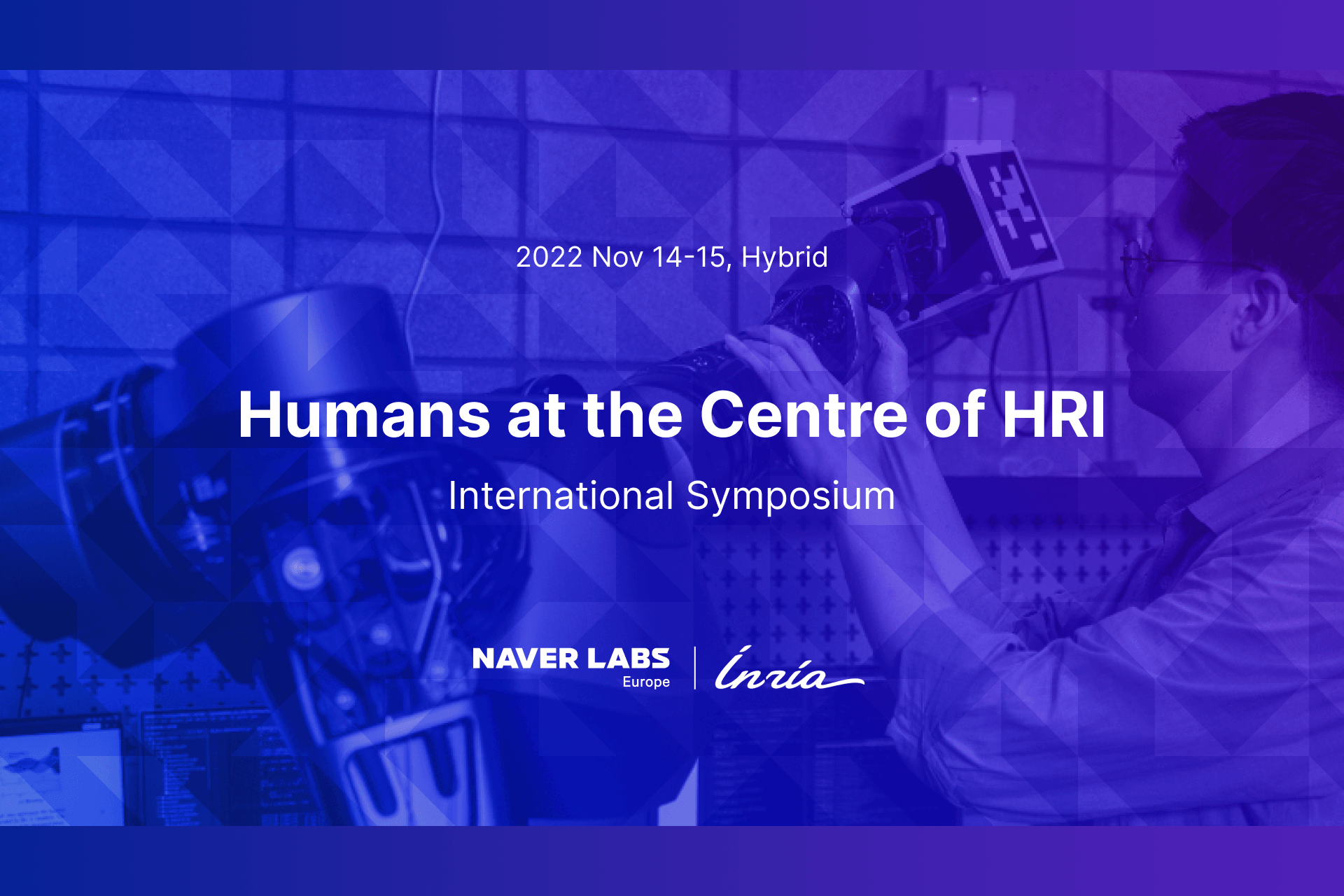Une affiche pour les humains au centre du symposium international hri