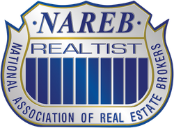The logo for the nareb national association of real estate brokers