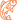A stylized, orange outline icon of a leaping fish.