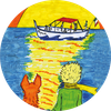 Logo circolare Rosa dei Venti 5 Terre Boat Tours Levanto