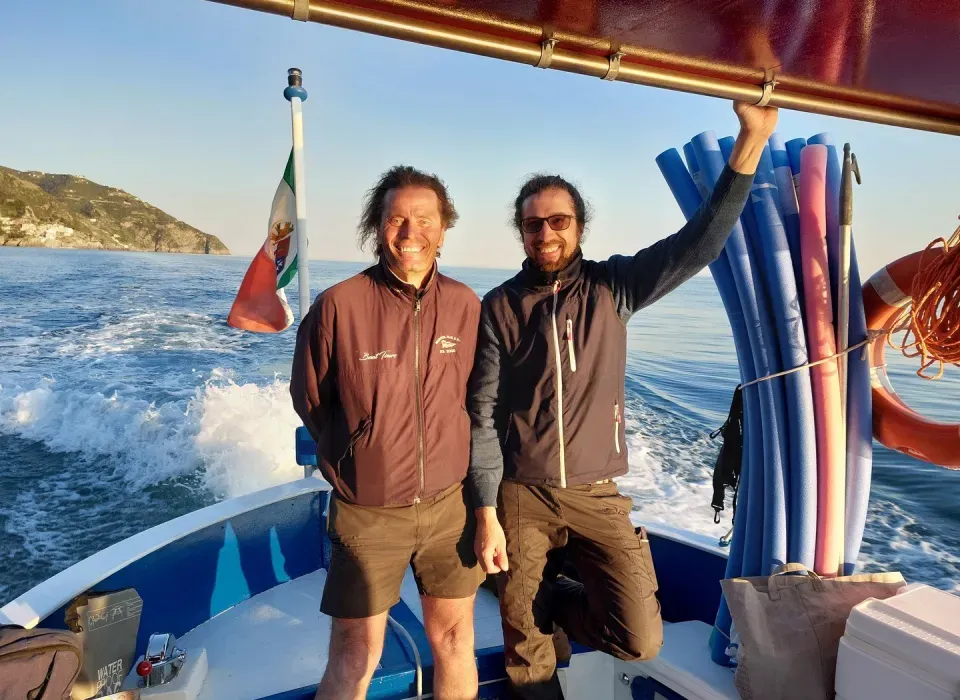 Capitano Marco Scaramuccia Rosa dei Venti 5 terre boats Tours