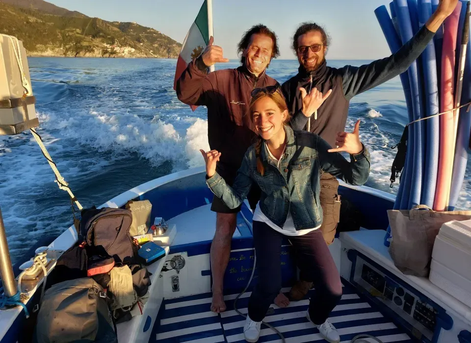 capitano Rosa dei Venti 5 terre boats Tours