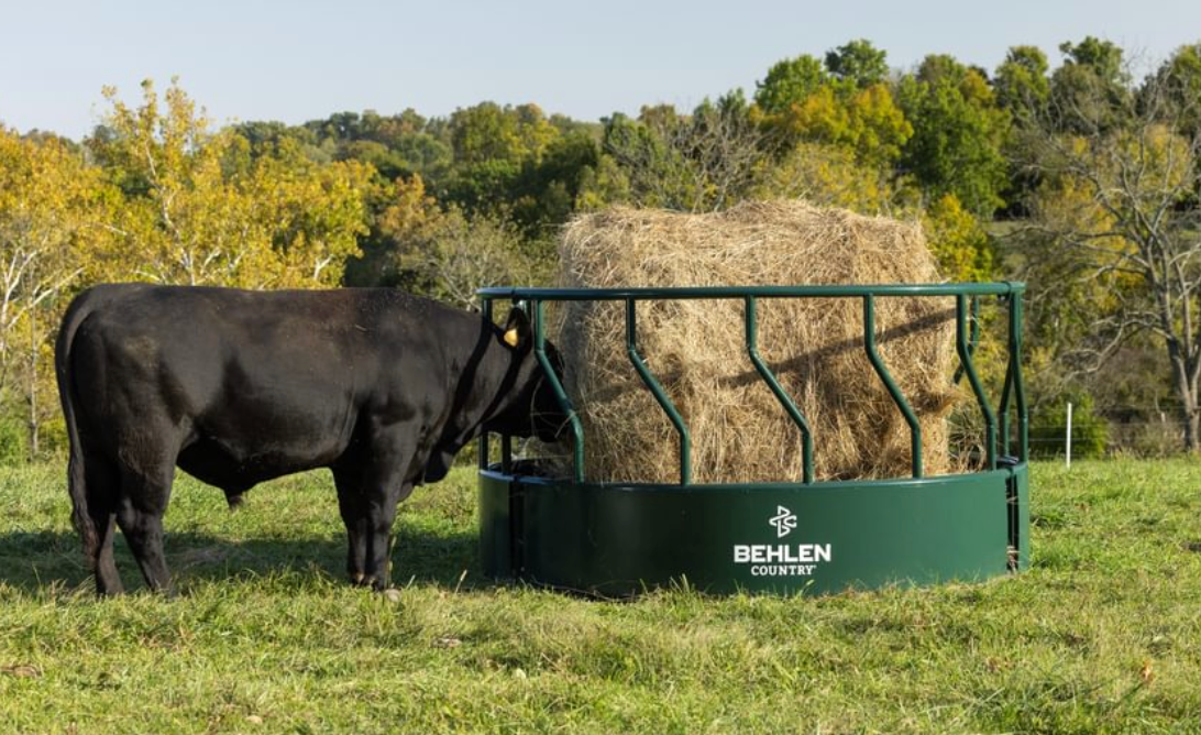 Round Bale Cattle Feeder by Big Valley