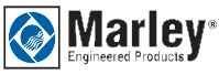 Marley Engineered Products logo with blue emblem and black text on white background