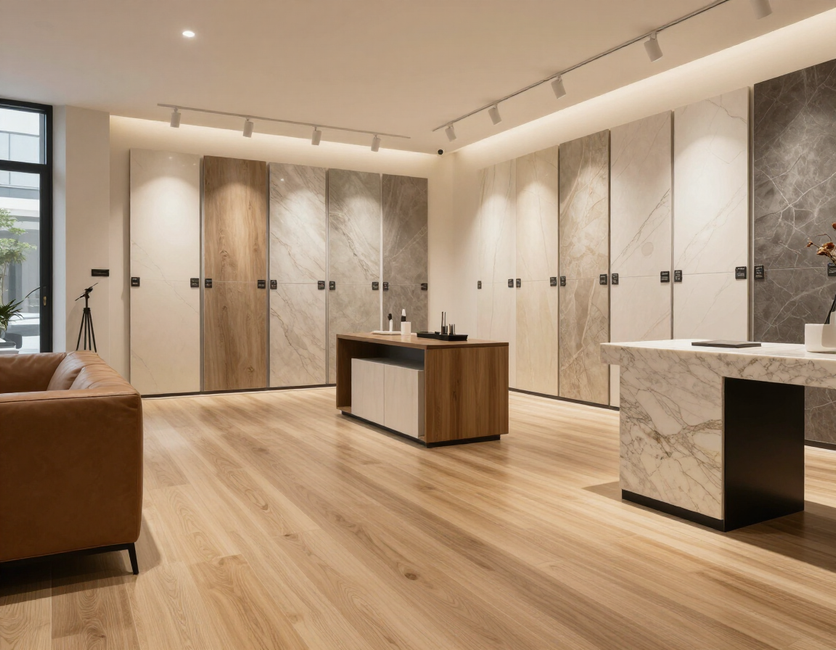 Showroom di ceramiche e pavimenti premium