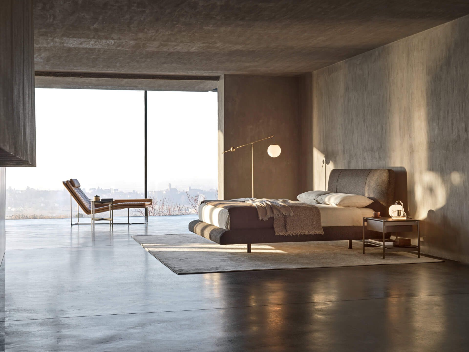 Arredo coordinato per la zona notte e living