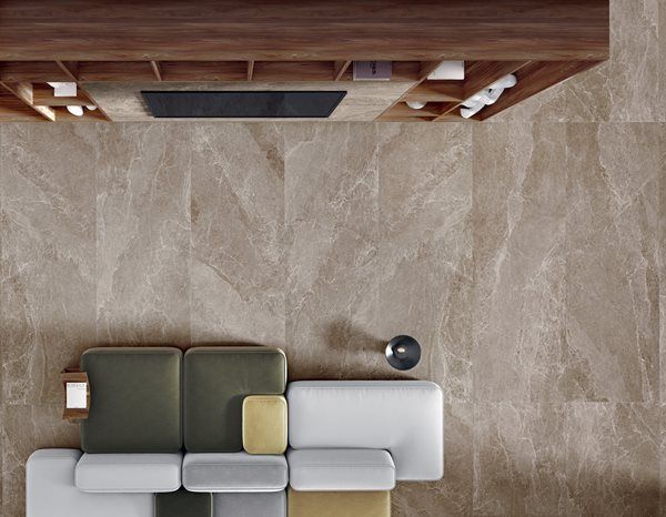 Terrazza con pavimentazione esterna in gres