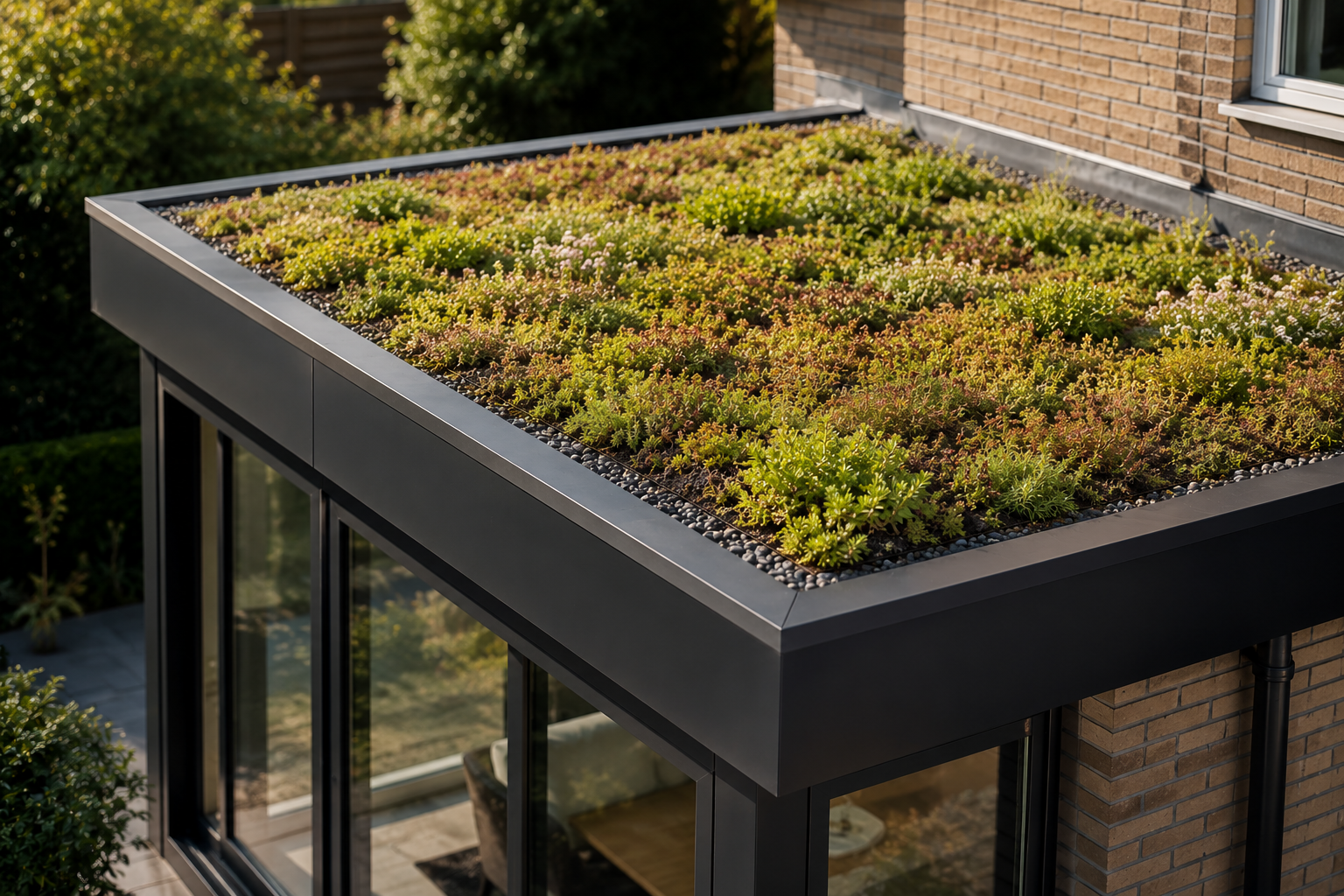 EPDM Dakbedekking op uitbouw