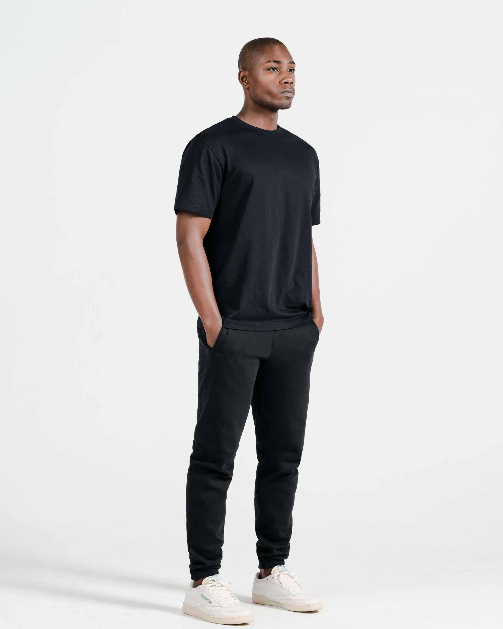 Guys Black American Grown Supima® 100% Cotton 6oz T-Shirt