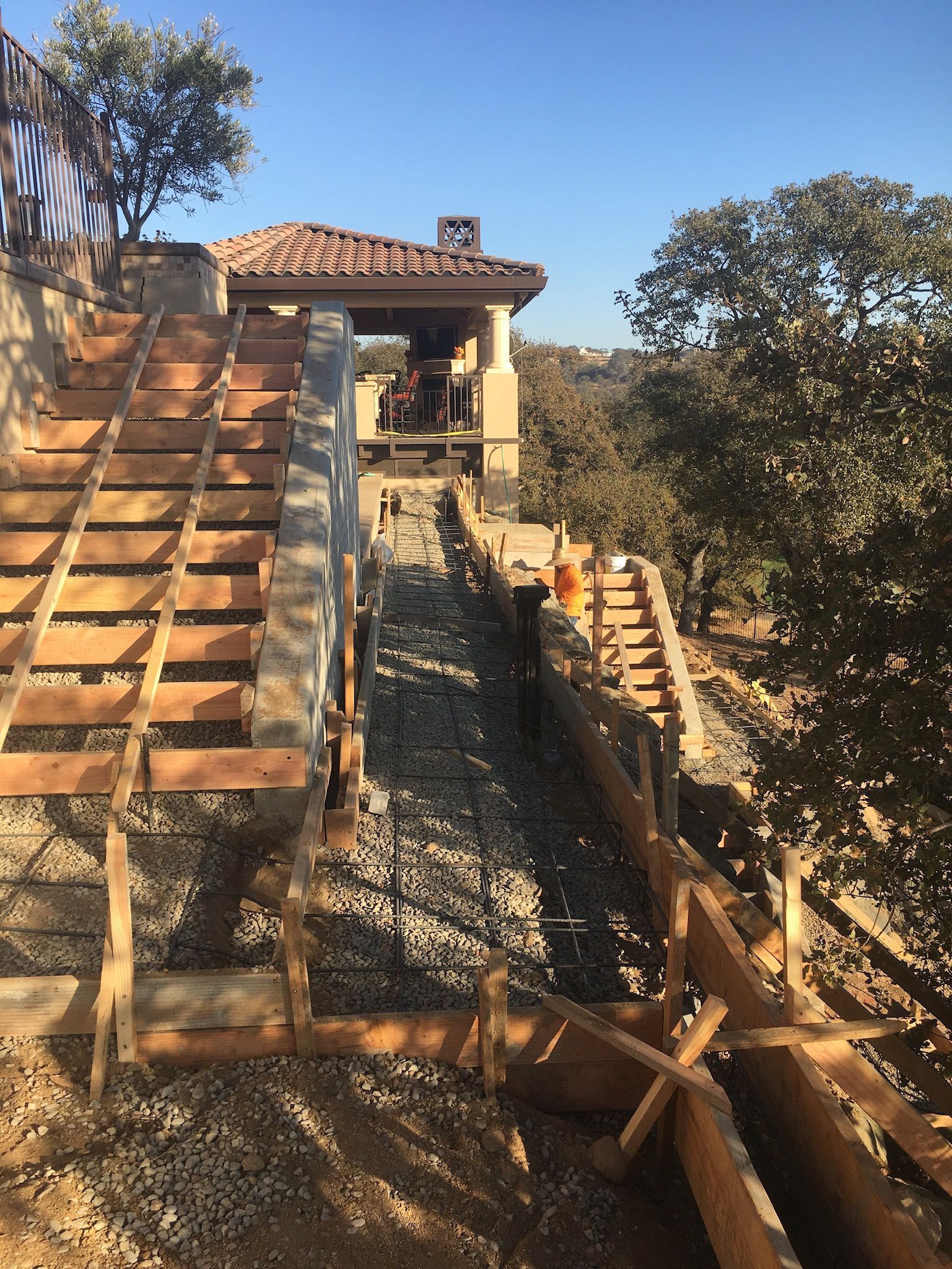 Custom Concrete Deck