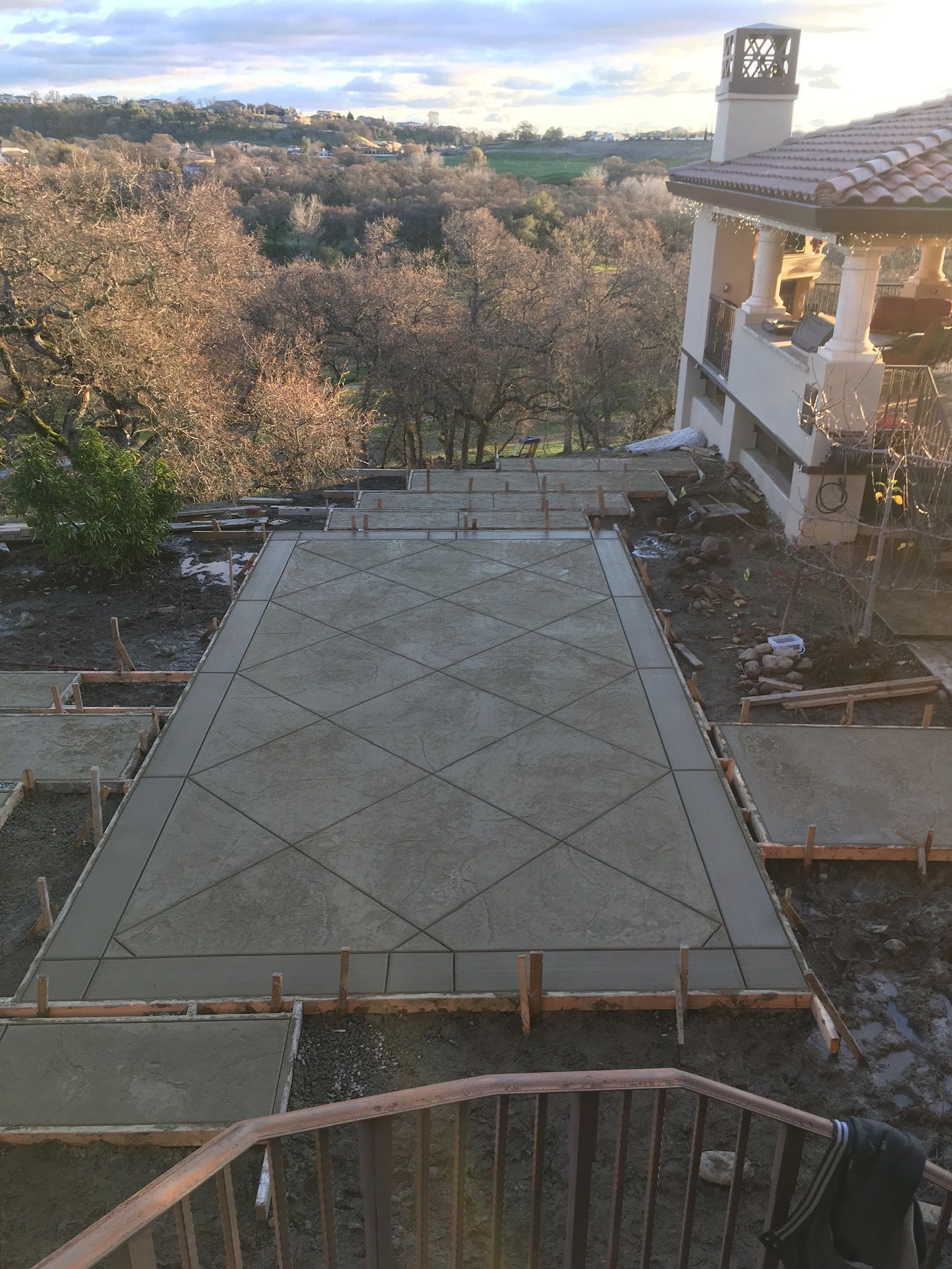 Custom Concrete Deck