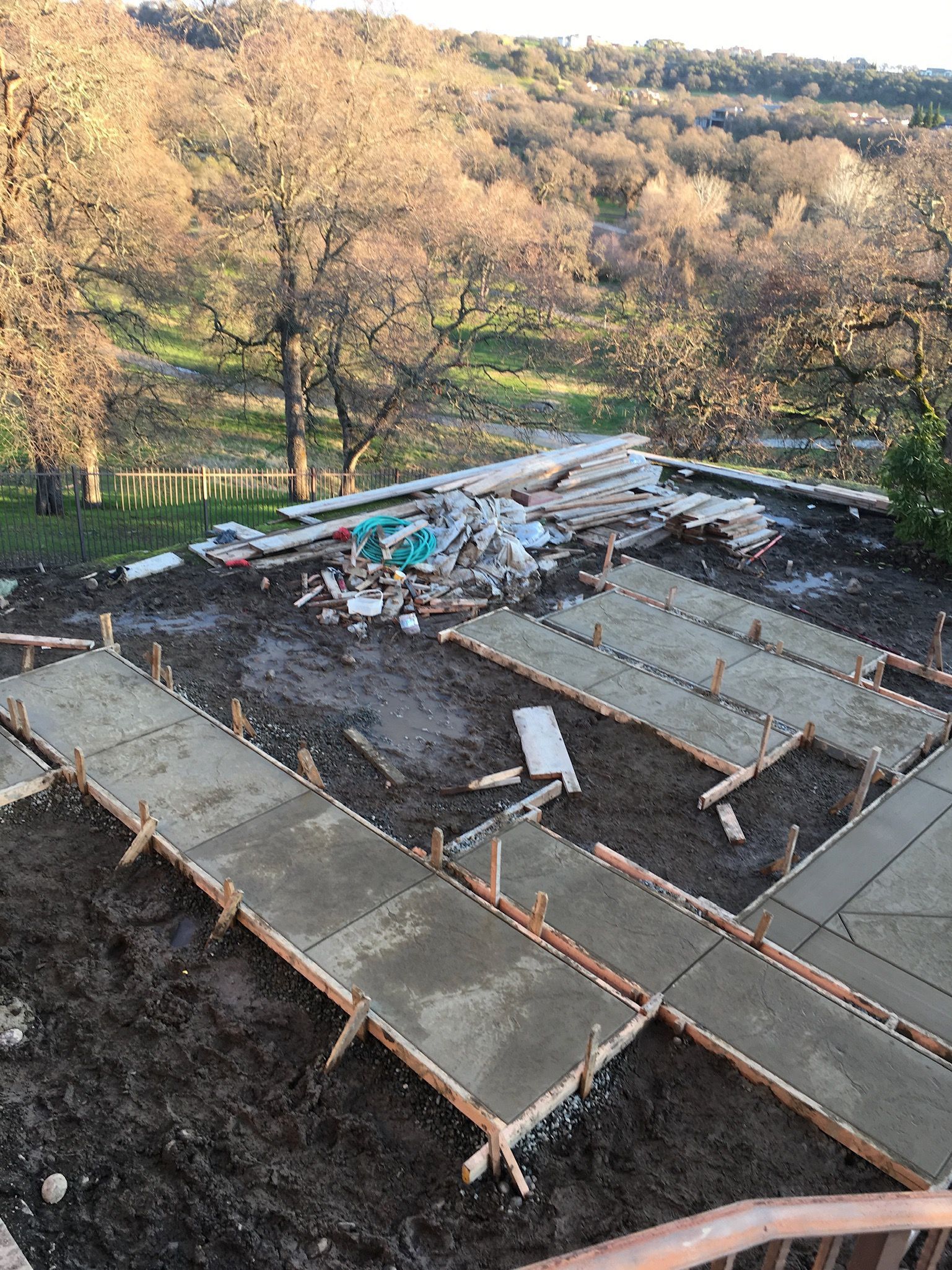 Custom Concrete Deck