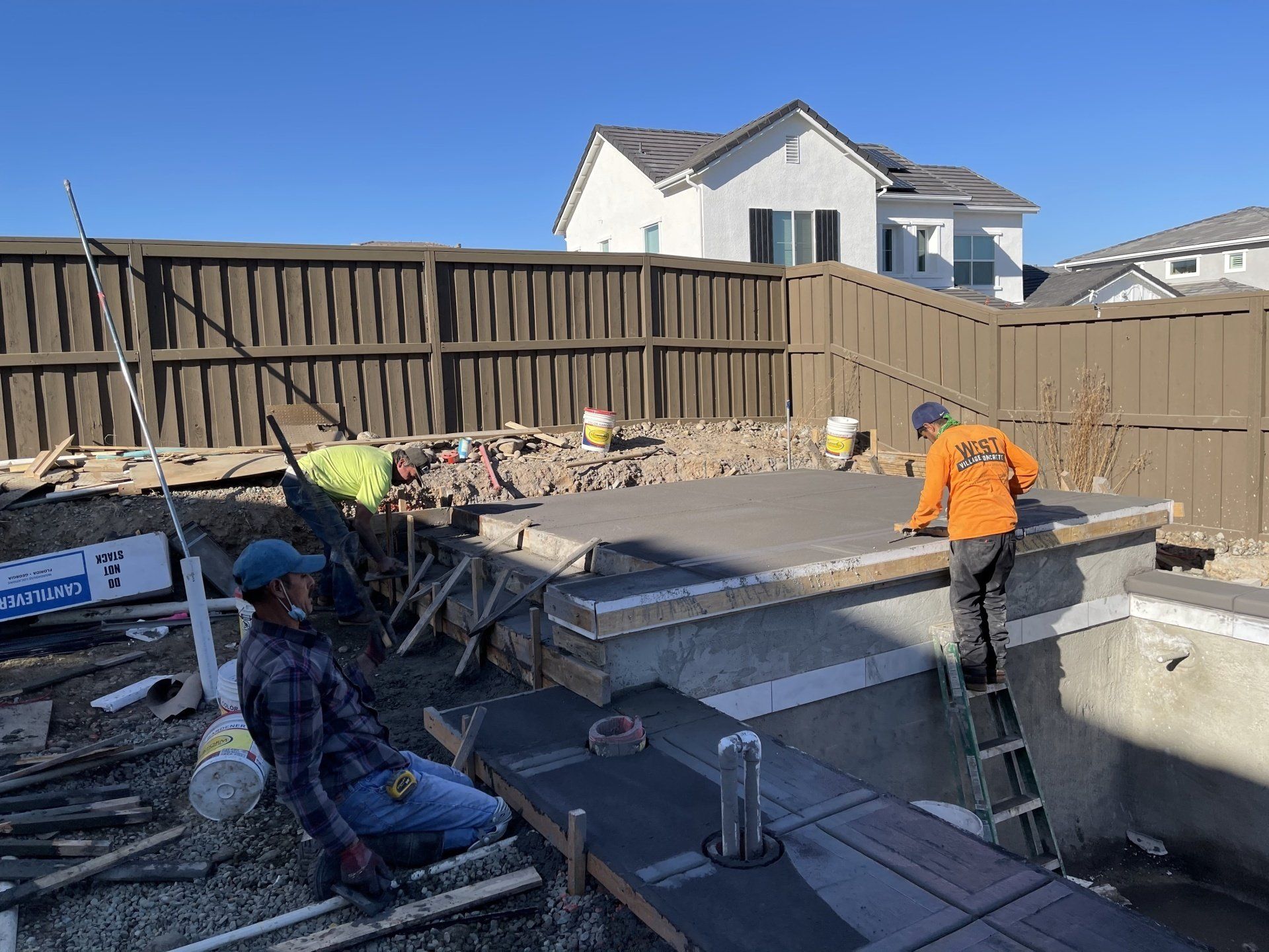 Custom Pool and Patio Deck