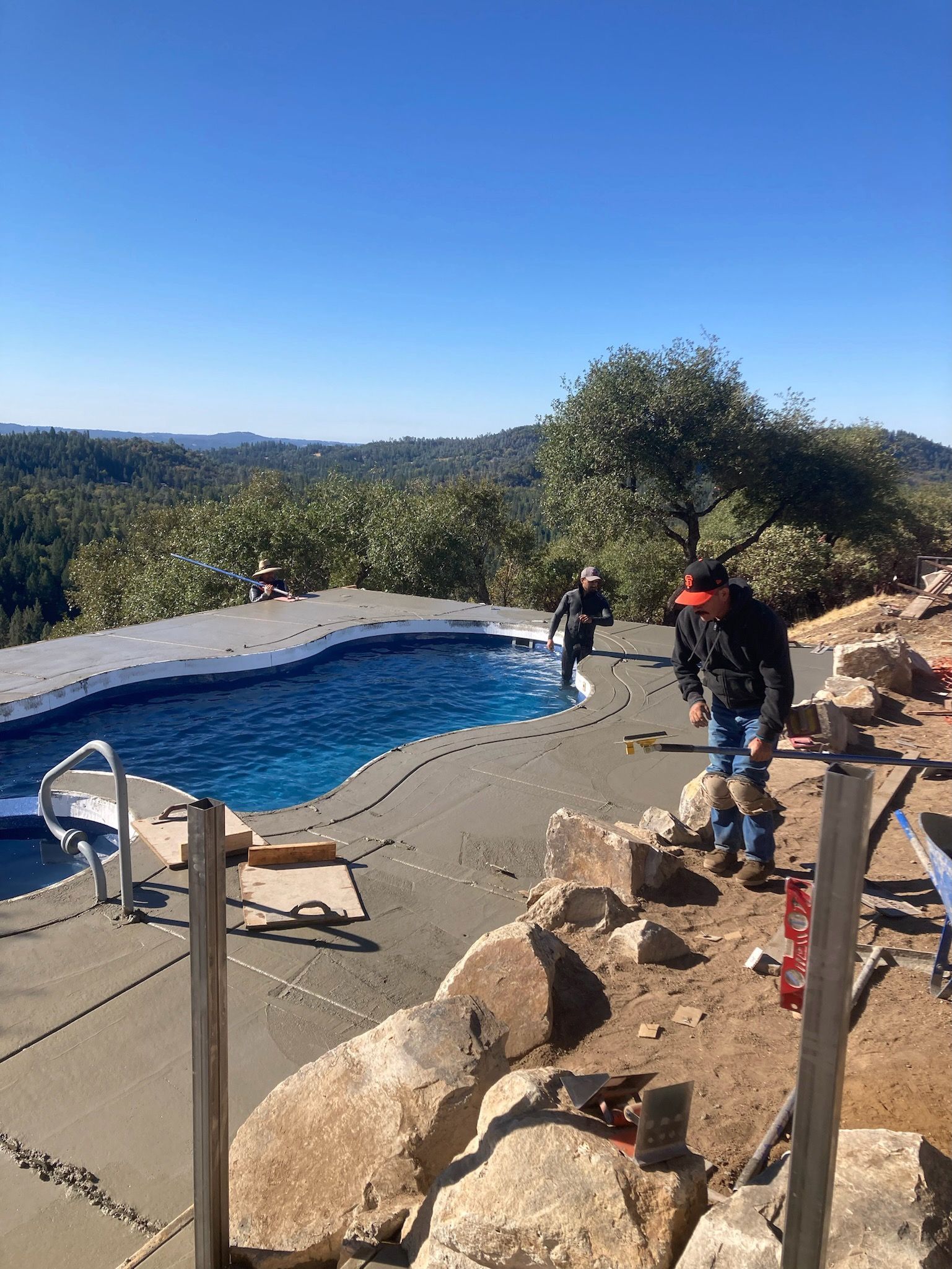 Custom Pool and Concrete Deck
