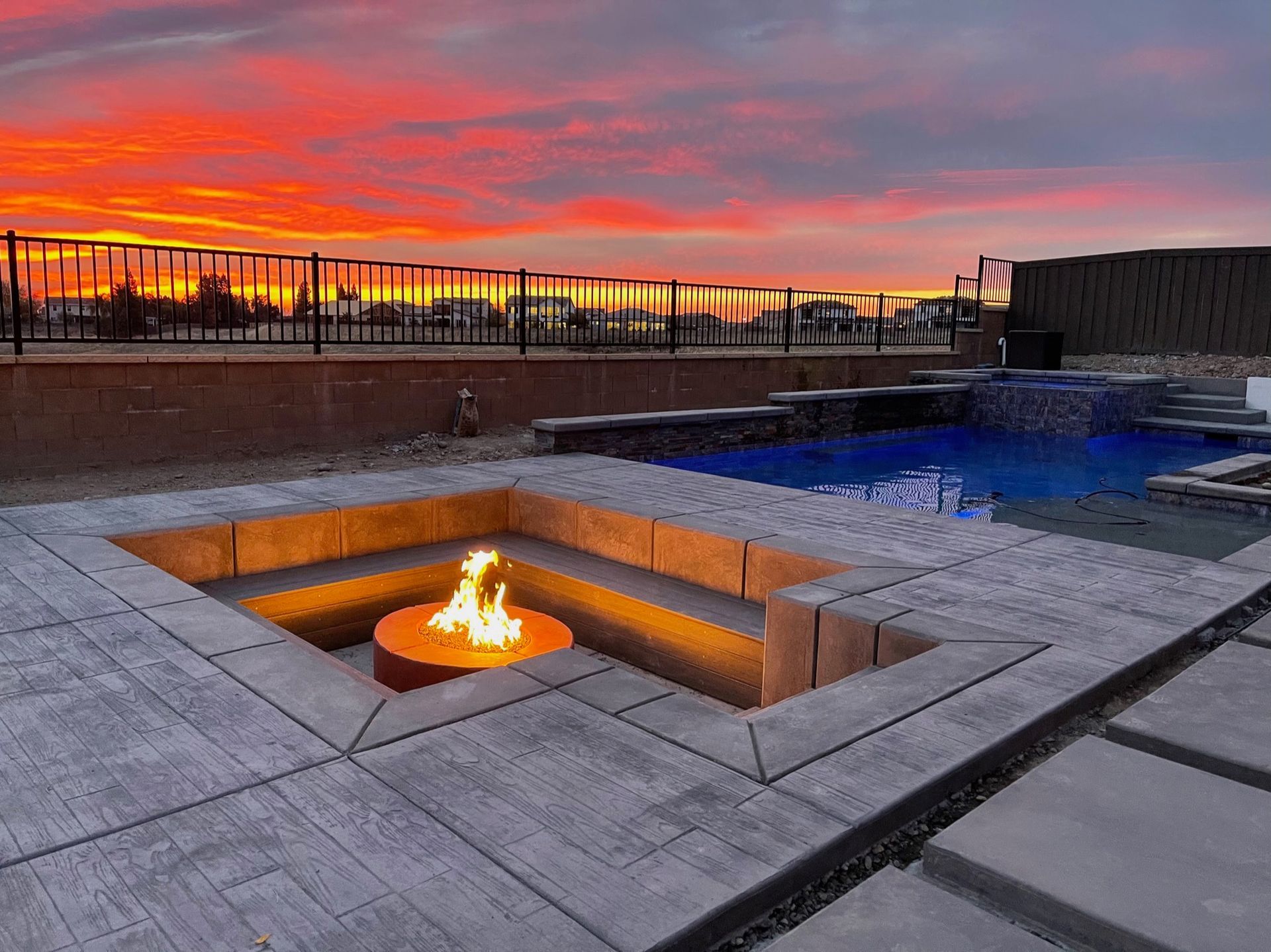 Custom Pool and Concrete Deck