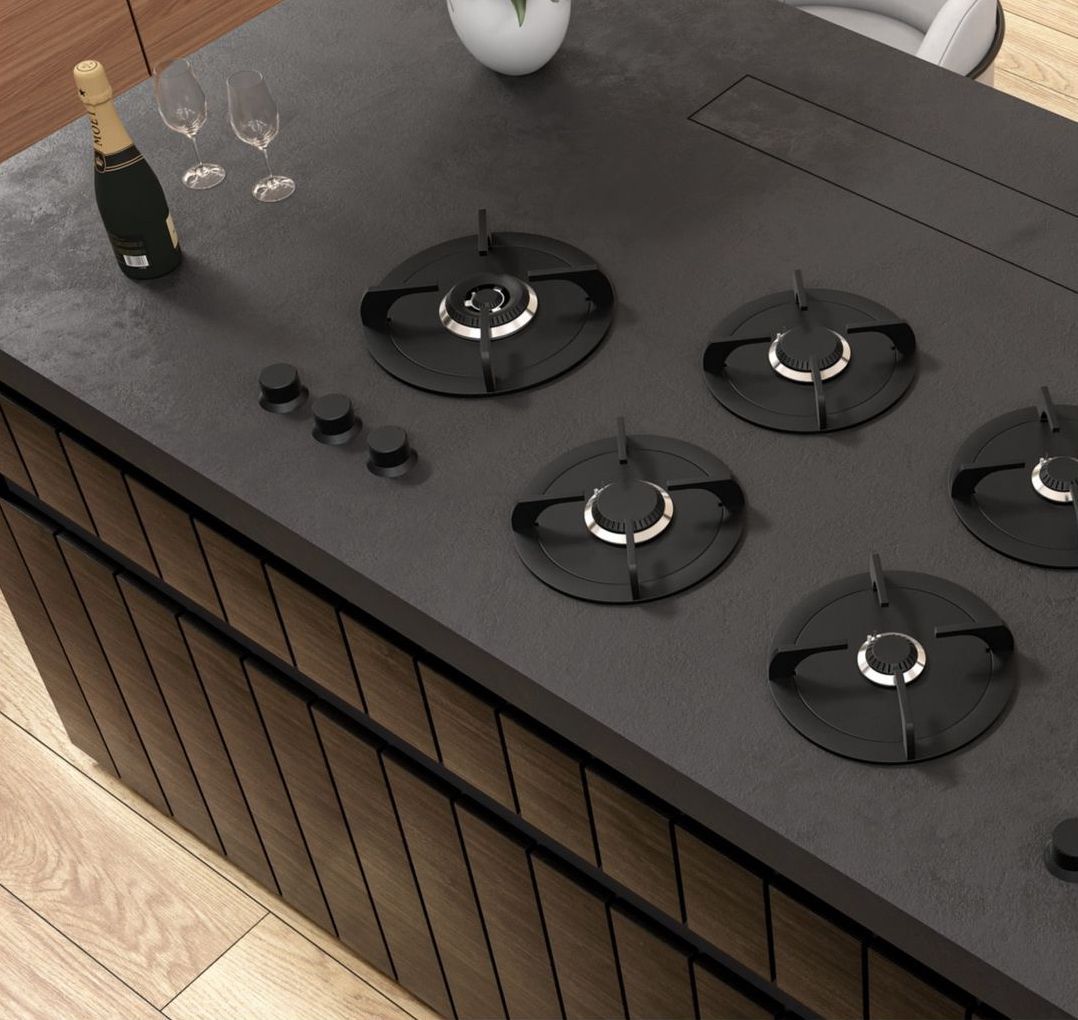 tulip integrated gas cooktop