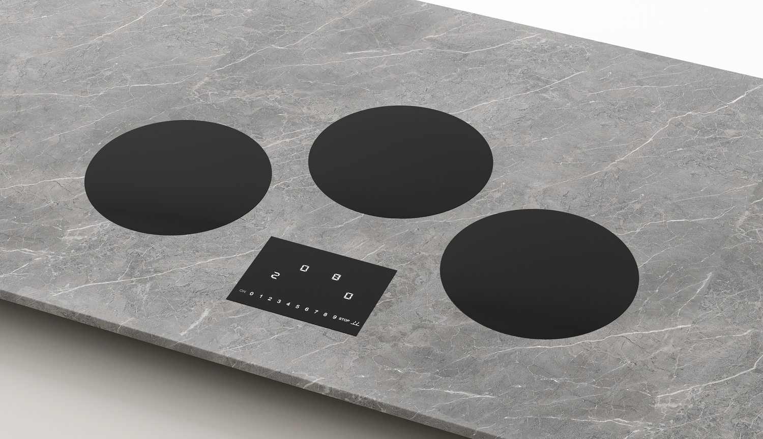 tulip integrated cooktop high end kitchen countertop