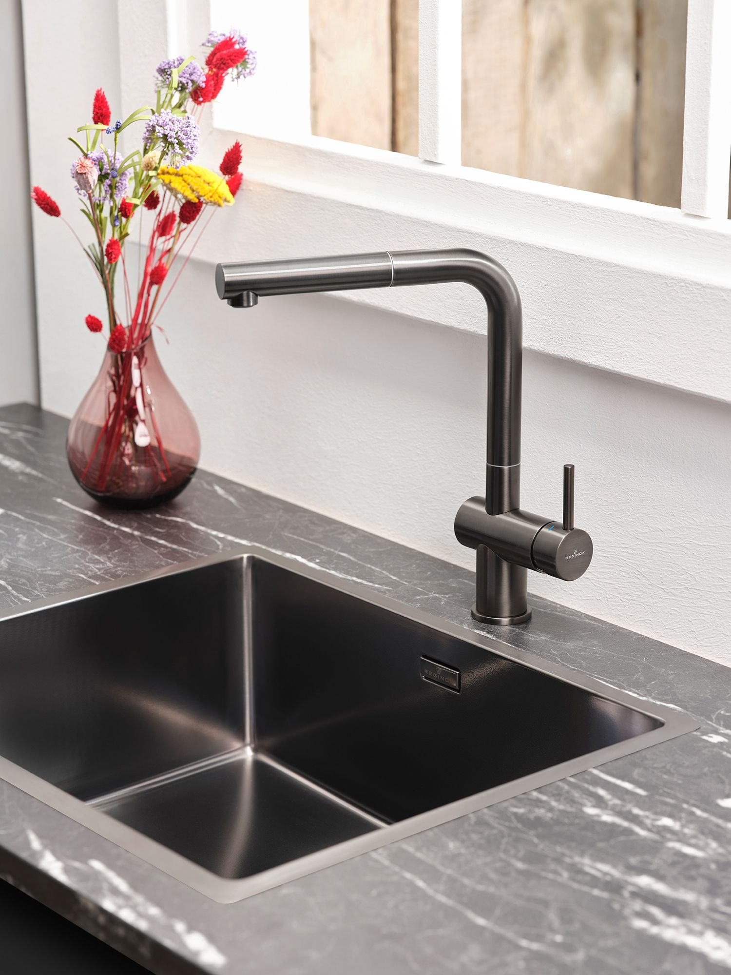 new york kitchen sink gun metal extra