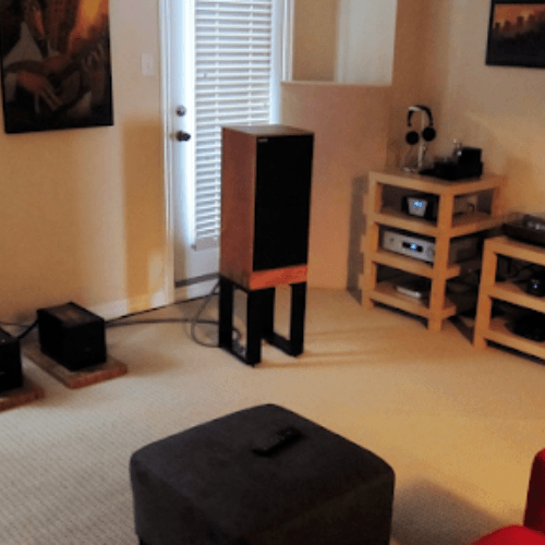Cleaning the carpet in a bedroom
