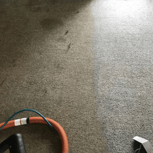 Before and after carpet cleaning in Hervey Bay