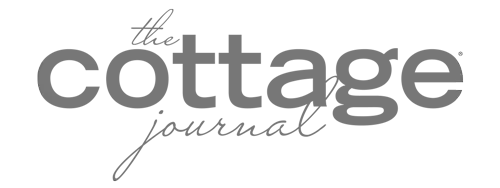 The Cottage Journal logo in gray text on a white background.
