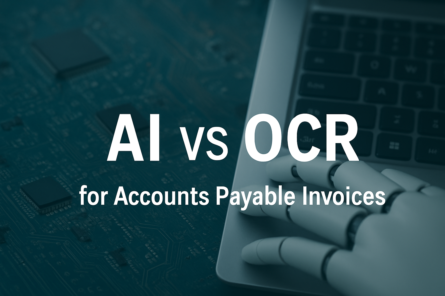 AI vs OCR Invoice Data Capture for Accounts Payable