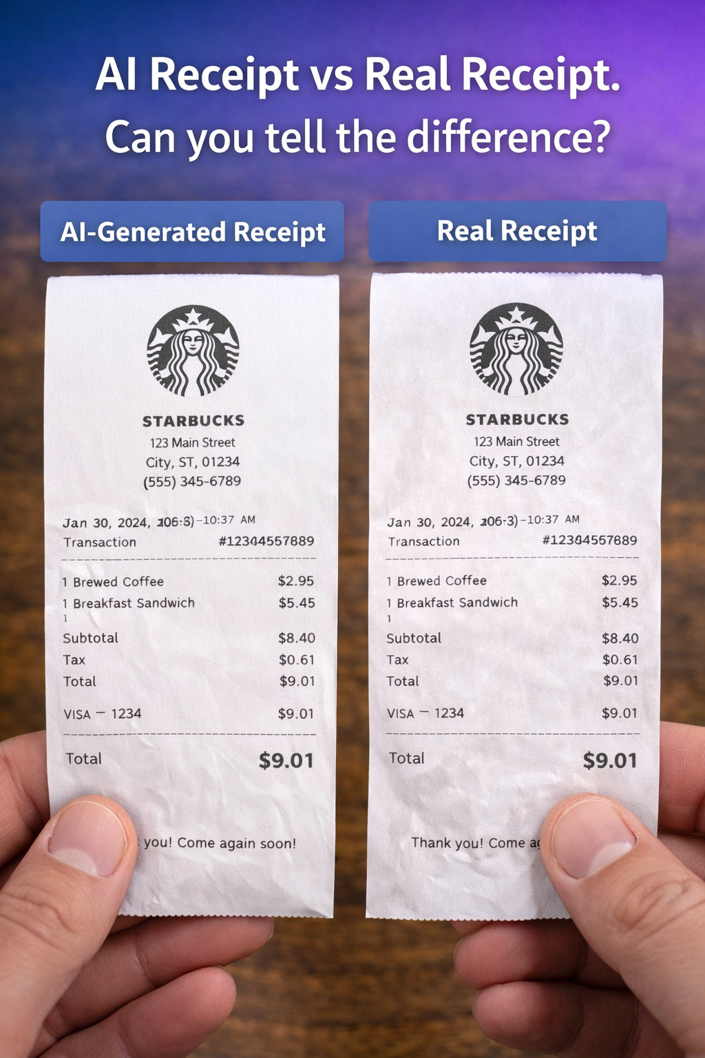 AI Receipts in Accounts Payable