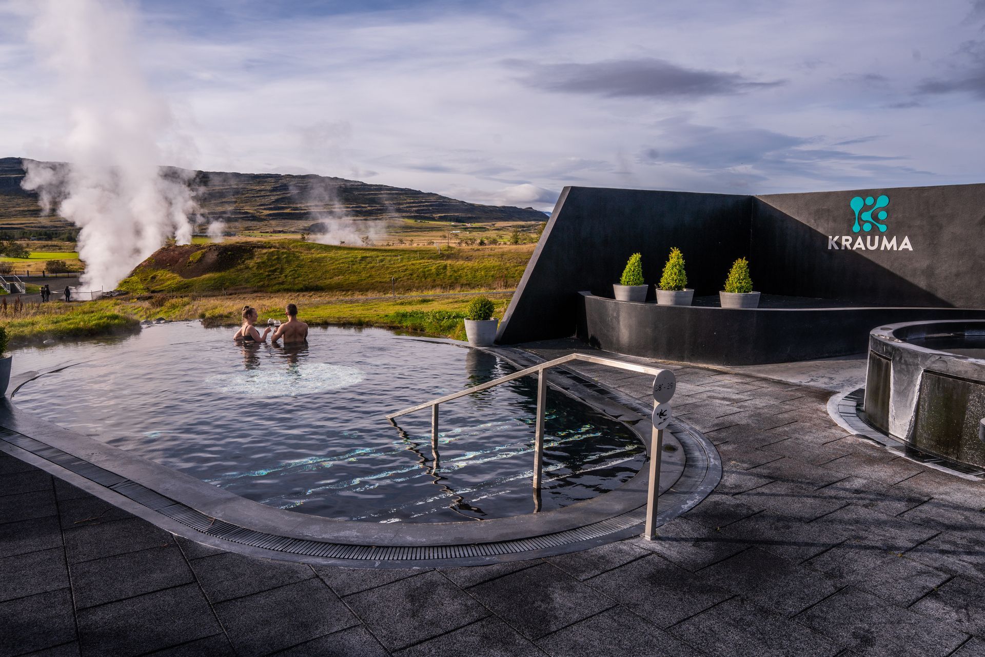 Krauma Geothermal showcasing the different pools