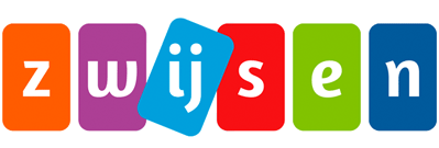 Een kleurrijk logo voor een bedrijf genaamd zwijsen