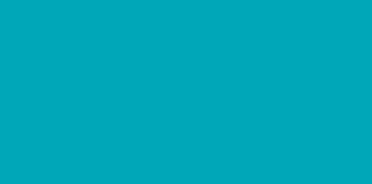 Un carré bleu sarcelle uni et éclatant.