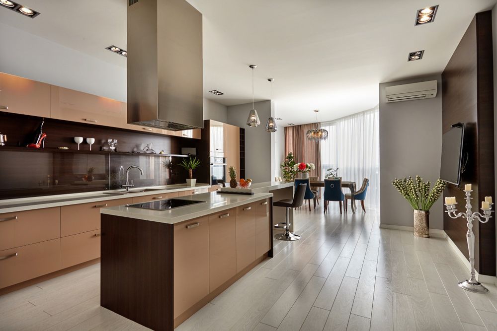 There Is a Large Island in The Middle of The Kitchen — Rodney Lees Cabinetmaking In Evans Head, NSW