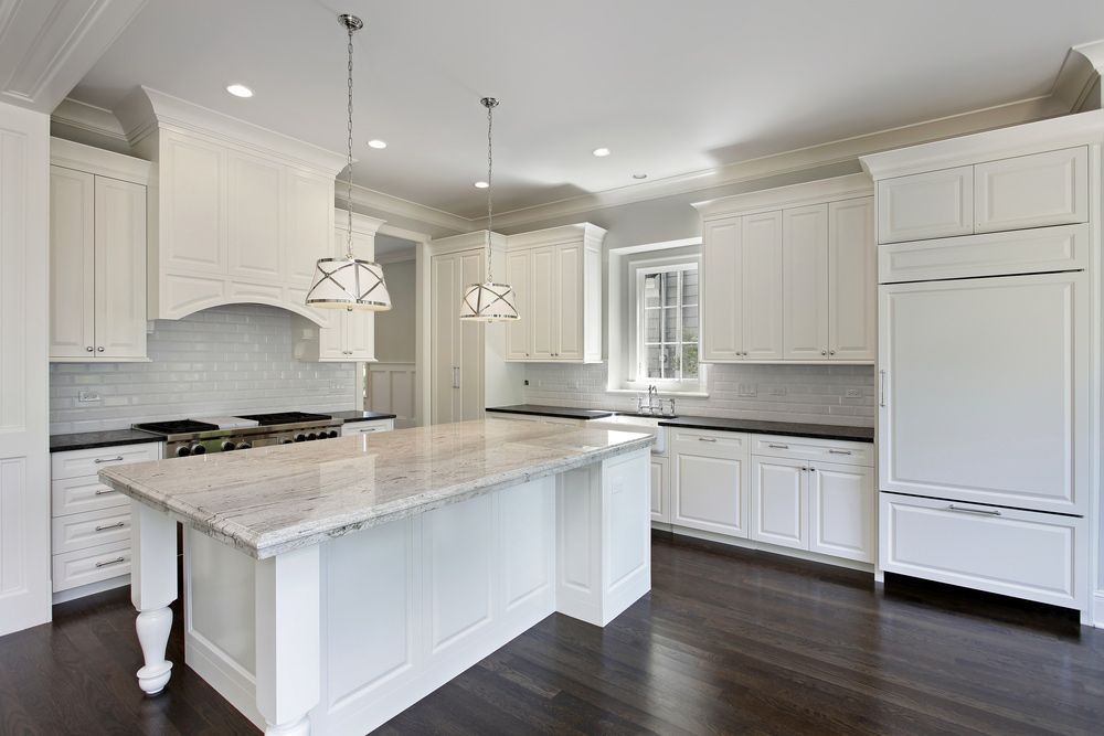 There Is a Large Island in The Middle of The Kitchen — Rodney Lees Cabinetmaking In Ocean Shores, NSW