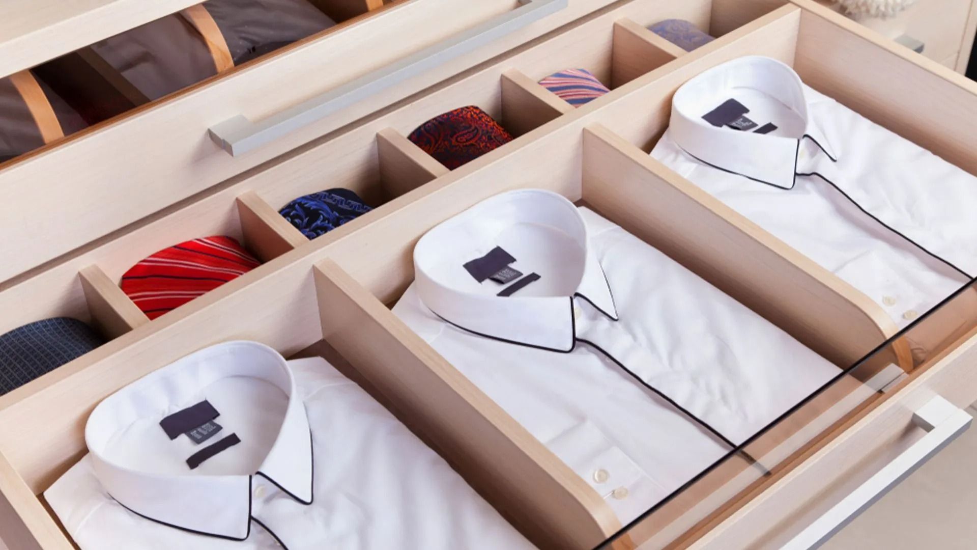 Clothes on Custom Wardrobe in Ballina