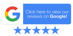 Google reviews icon with 5 stars. 