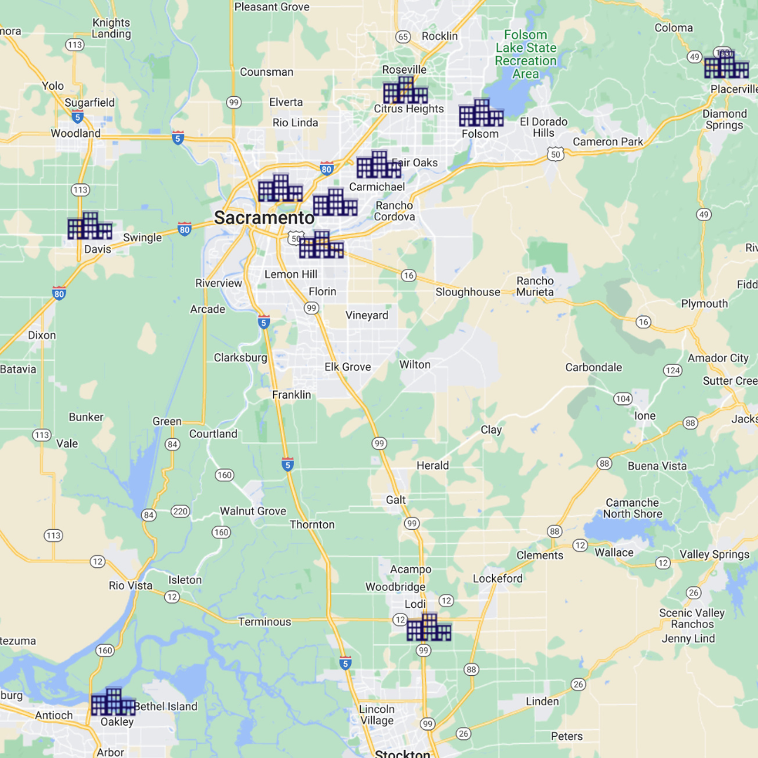 Bright Property Management Map