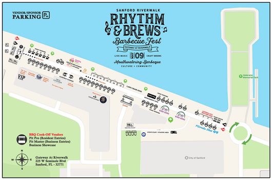 Rhythm and Brews Barbecue Fest Layout