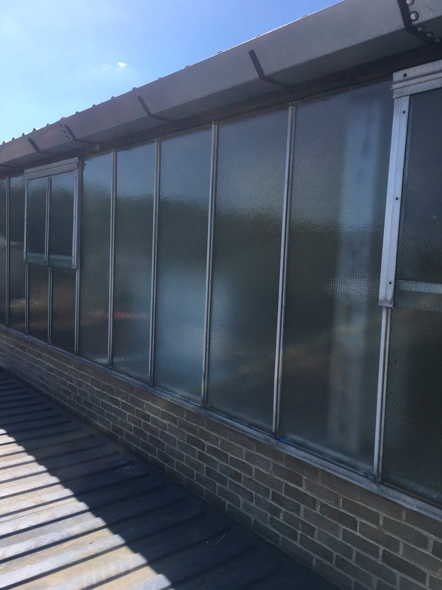 Georgian wired cast safety glass glazing