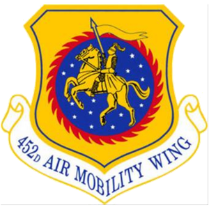 452nd Air Mobility Wing insignia