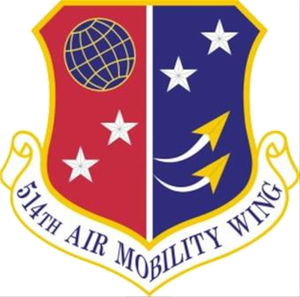 514th Air Mobility Wing insignia