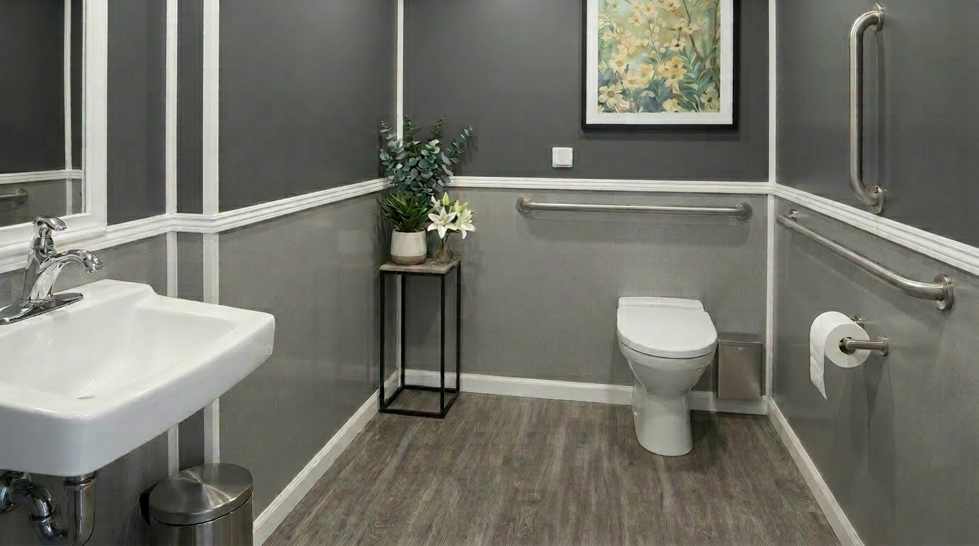Roulotte 1 WC adaptée PMR