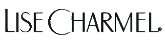 Logo Lise Charmel en caractères noirs. Le « C » de Charmel est un cercle.