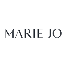 Logo Marie Jo en lettres gris foncé sur fond blanc.