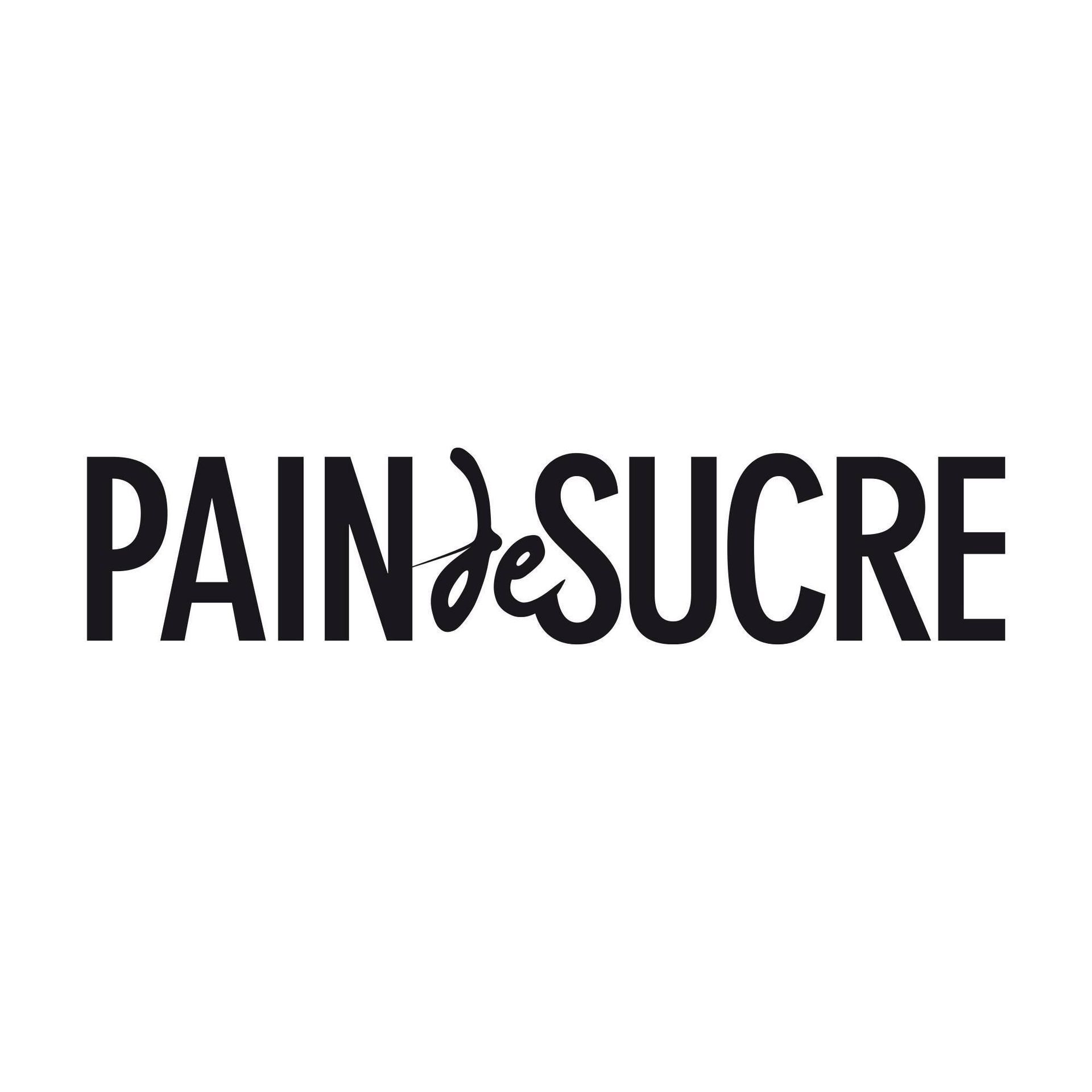 Logo PAIN de SUCRE en texte noir.