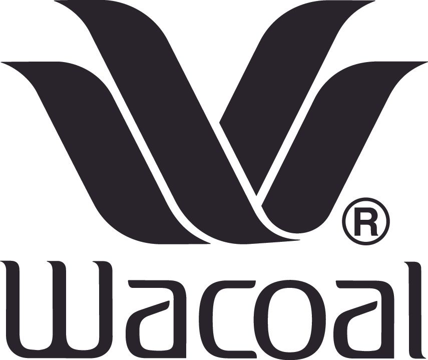 Logo Wacoal noir : « W » stylisé au-dessus du nom de la marque.