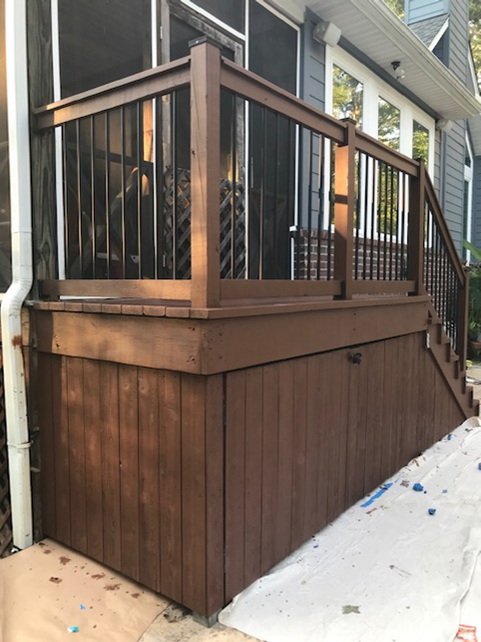 Deck and Stairs Before and After in Little Rock & Central Arkansas Photo