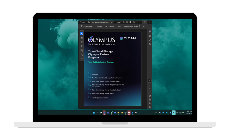 Olympus Partner Program Guide for Titan Cloud Solutions